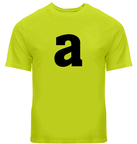 Buchstabe A Alphabet Unisex Herren Damen Tee T-Shirt cool Geschenk Shirts Freizeit Gr. S ~ 3XL - Bild 31 von 32