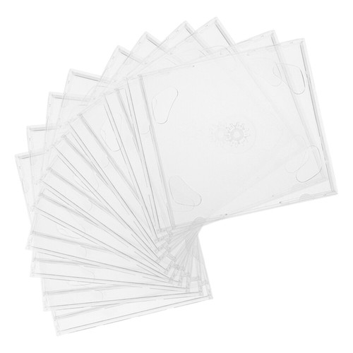 10pcs CD Storage Cases DVD Storage Cases Portable CD Storage Containers - Afbeelding 2 van 12