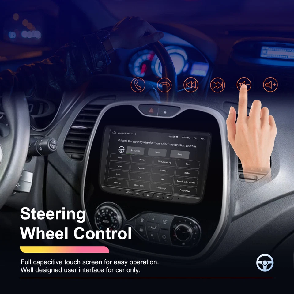 8" Für Dacia Duster Sandero Logan Renault Captur Carplay Autoradio GPS Navi 64GB - Bild 4 von 4