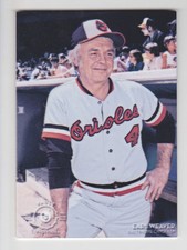 EARL WEAVER 2016 Topps Legacies of Baseball Vault Metal Originals #D 70/135