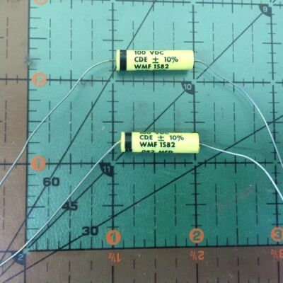 CORNELL DUBILIER AXIAL FILM CAPACITOR 0.082uf 100v WMF1S82K AUDIO 2pcs