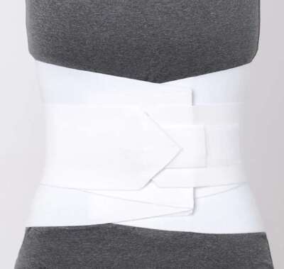 Advanced Ortho Premium Lumbar Sacral w/Abdominal Belt (White) X-Large