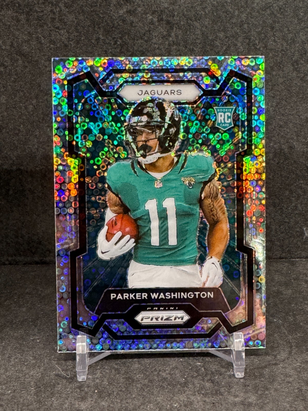 Parker Washington 2023 Panini Prizm No Huddle Prizm #331 RC Jaguars