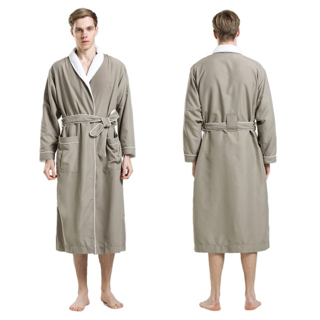 men's spa bathrobe