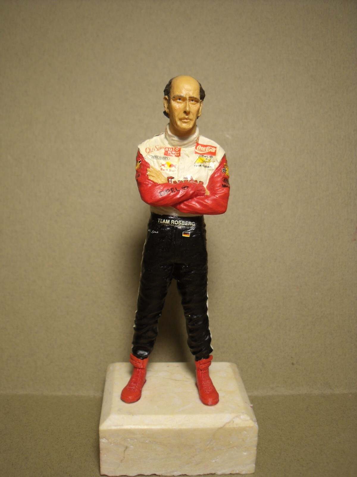 Figurine 1/18 Hans Stuck miniature haute précision à peindre pour stand