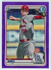 2020 Bowman Draft Chrome Ian Bedell Purple Refractor /250 - BD-100 (A)