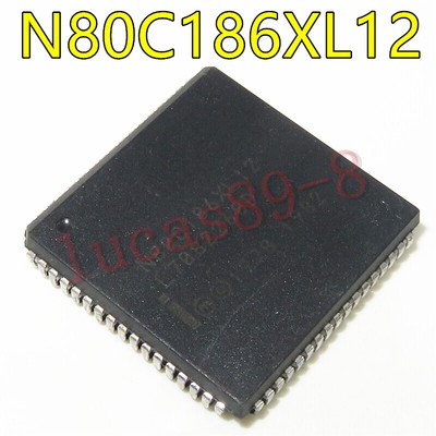 1PCS N80C186XL12 PLCC-68 16-Bit   new #F9