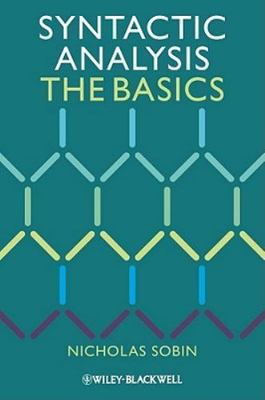 Syntactic Analysis : The Basics, Paperback by Sobin, Nicholas, Brand New, Fre...