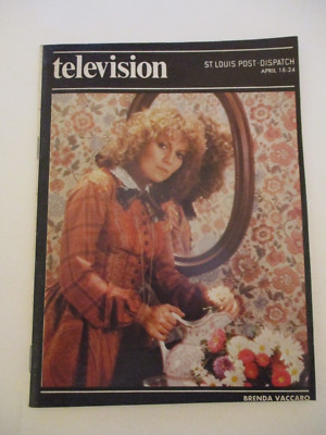 Brenda Vaccaro - St. Louis Post-Dispatch TV Guide Magazine 1976