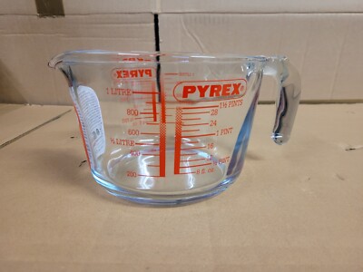 Pyrex Glas Messkanne, transparent, 1 Liter 1 UK