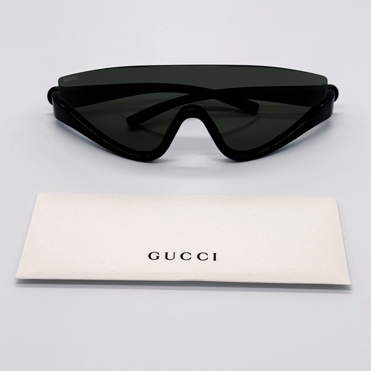 NEW GUCCI GG1650S 001 SHIELD BLACK WOMEN SUNGLASSES GUCCI | eBay display picture 1