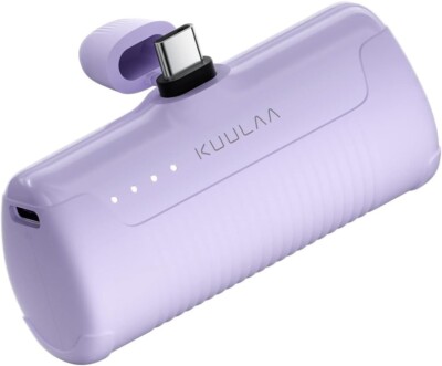 Kuulaa Power Bank 4500mAh USB C schnelles Aufladen