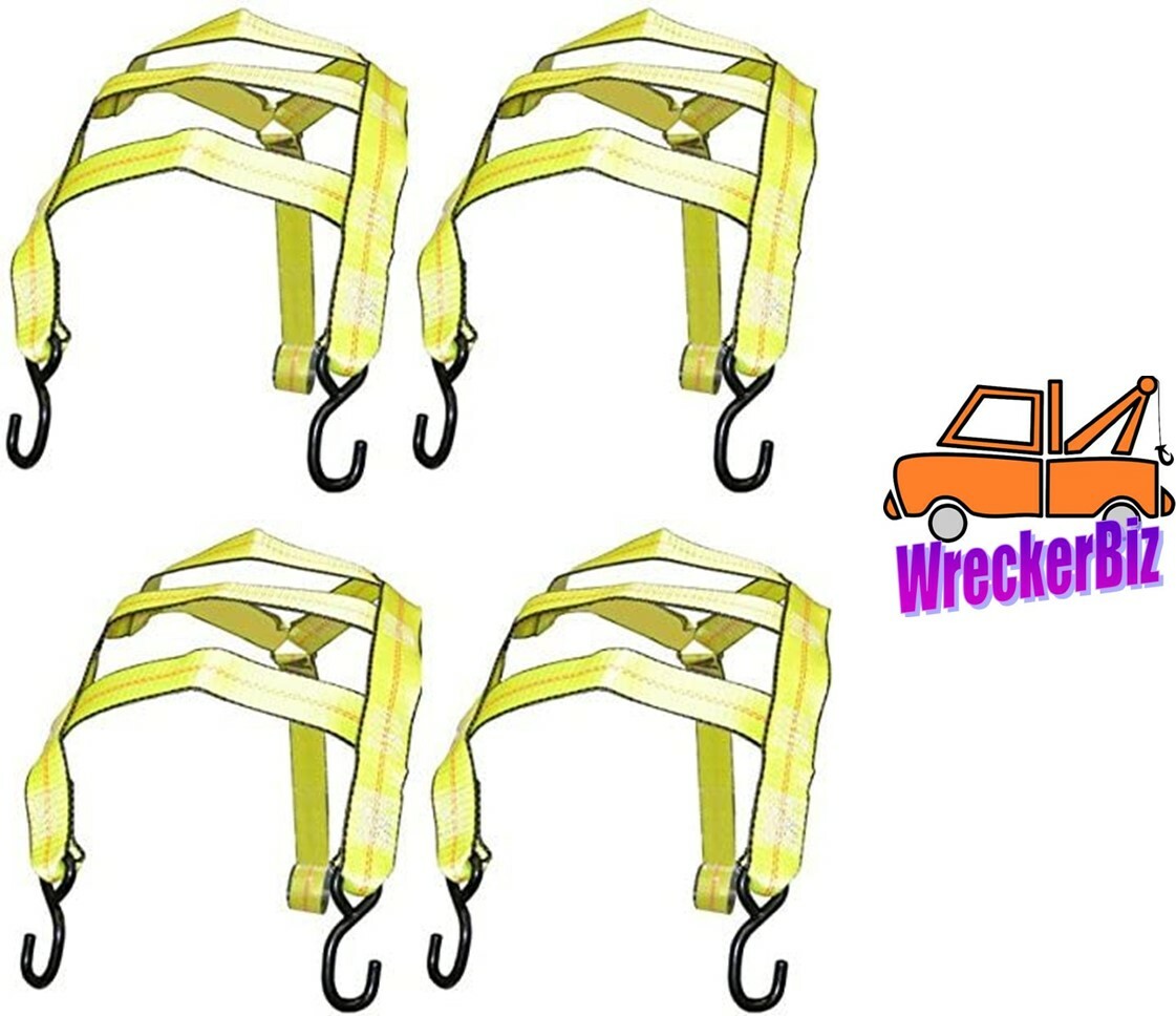 (4) WHEEL LIFT STRAPS for Holmes DFT100, DFT200, WRECKER, TOW TRUCK