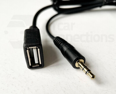 Honda Accord Civic AUX adapter lead 3.5mm jack input USB SD car