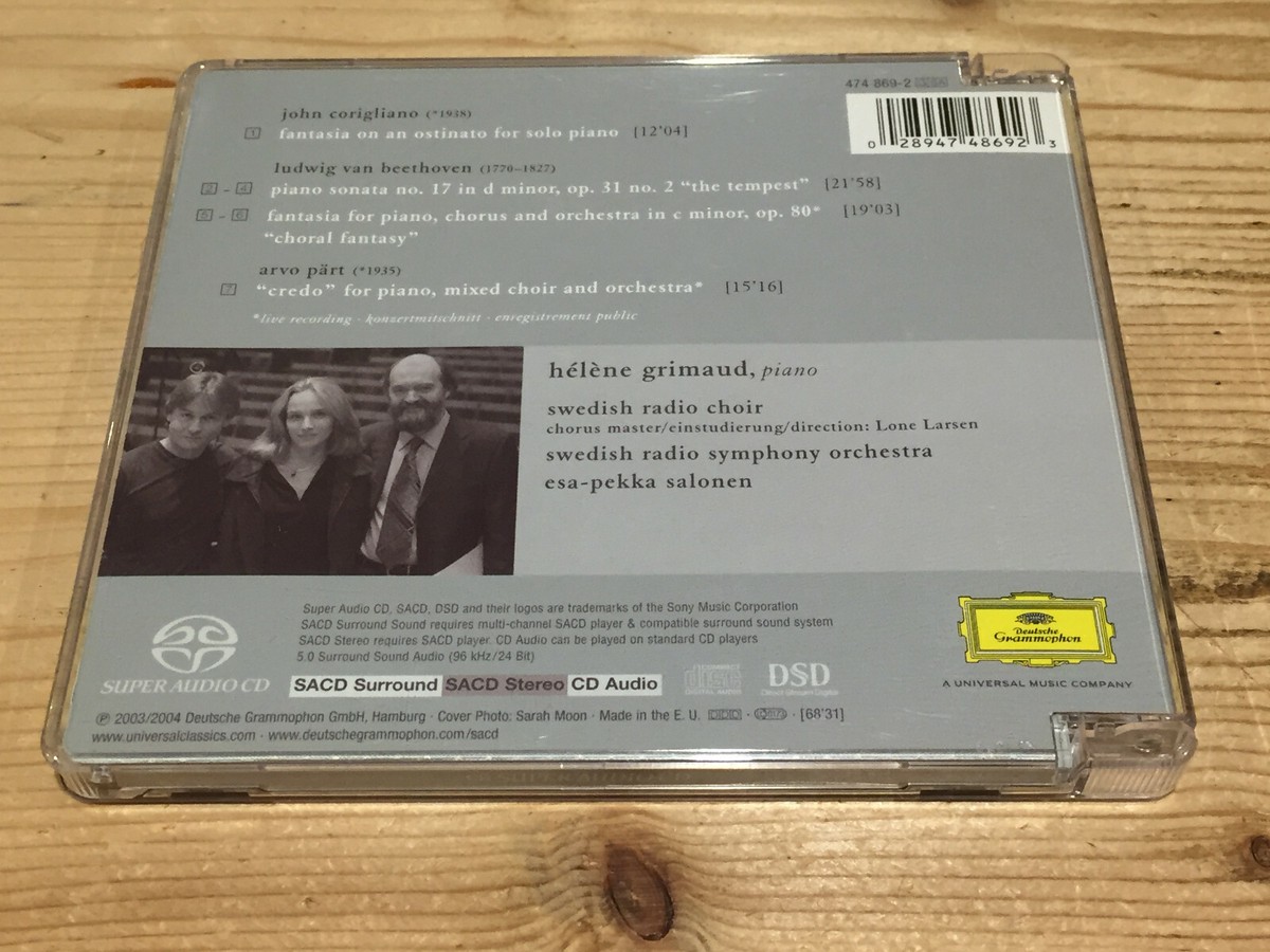 HELENE GRIMAUD Credo ESA-PEKKA SALONEN Audiophile ORIG 1st
