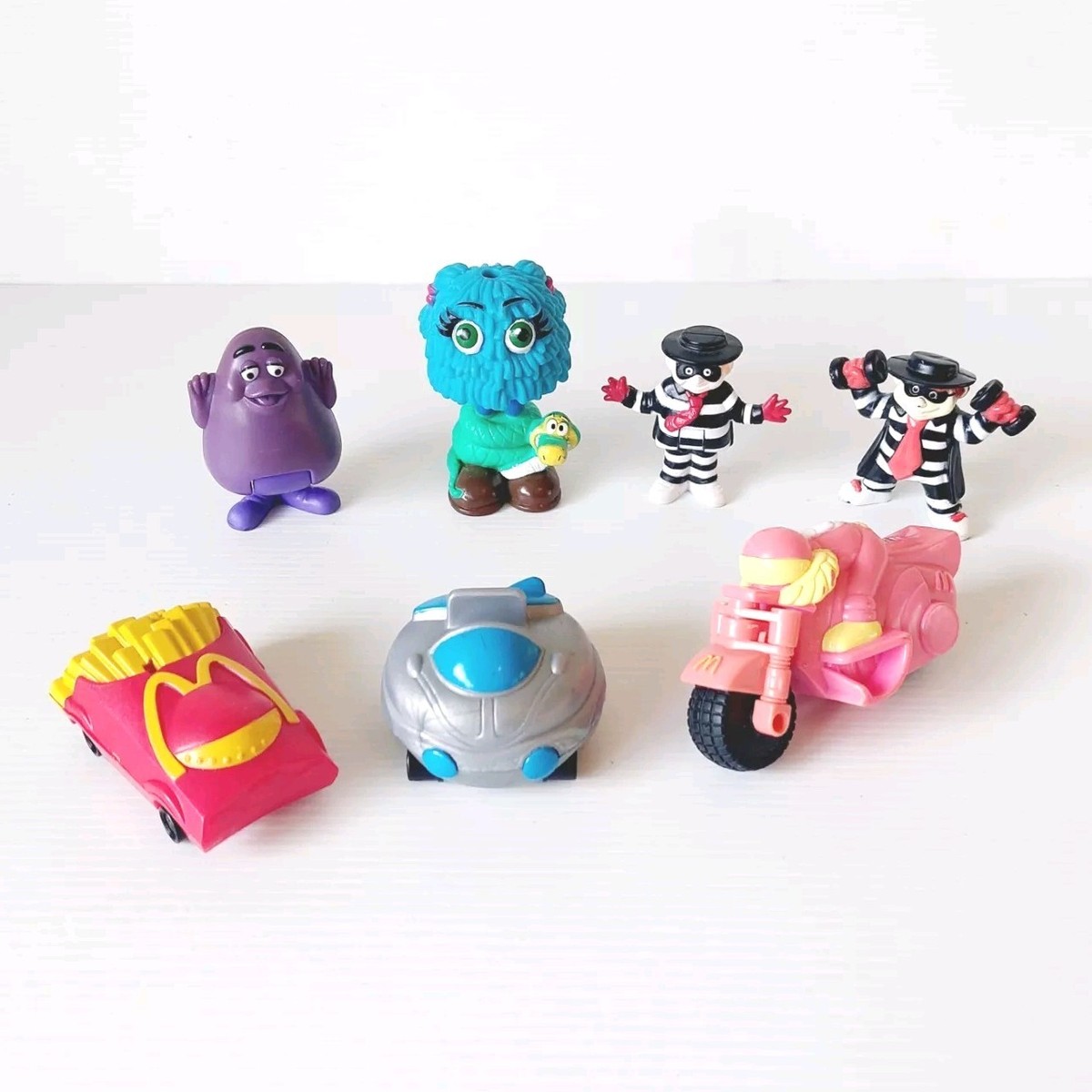Lot of Vintage McDonalds Happy Meal Toys 1990s-2000s Grimmis
