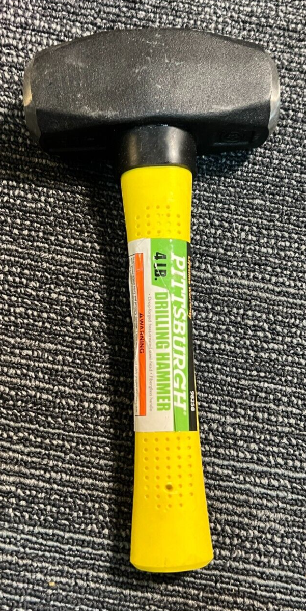 Pittsburgh Fiberglass Drilling Hammer 98258 4lb Drop-forged, Heat