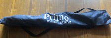PRIMO Black Metal Folding MUSIC STAND in Black Nylon Carry Bag