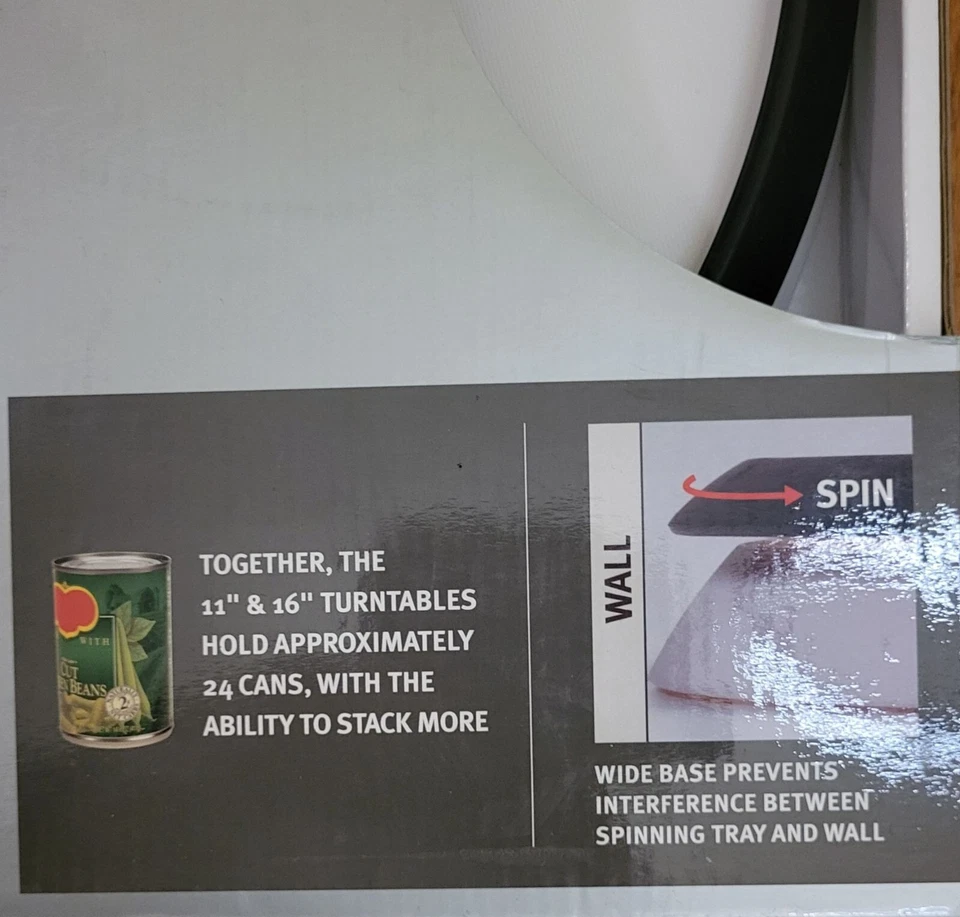 Juego de tocadiscos de 2 piezas OXO Softworks - 11" y 16" - Lazy Susans Foto 3 de 4