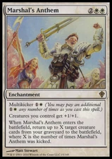 MTG Magic the Gathering Marshal's Anthem (15/151) Worldwake LP