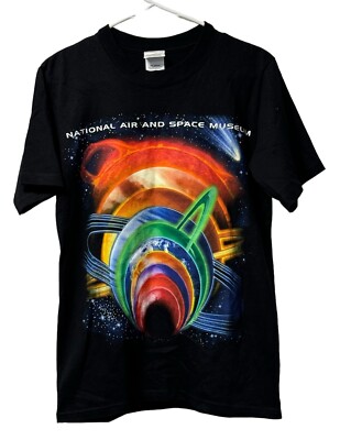 Vintage Outer space National Air And Science Museum Shirt Size Small