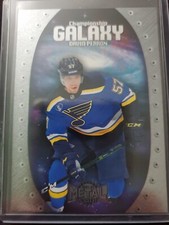2021-22 Skybox Metal Universe Championship Galaxy CG-12 St. Louis David Perron