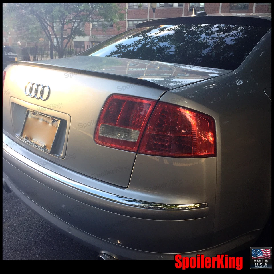 Alerón labial de techo y maletero de uretano COMBO 284R/244L para Audi S8 D3 2002-2009 Foto 3 de 4