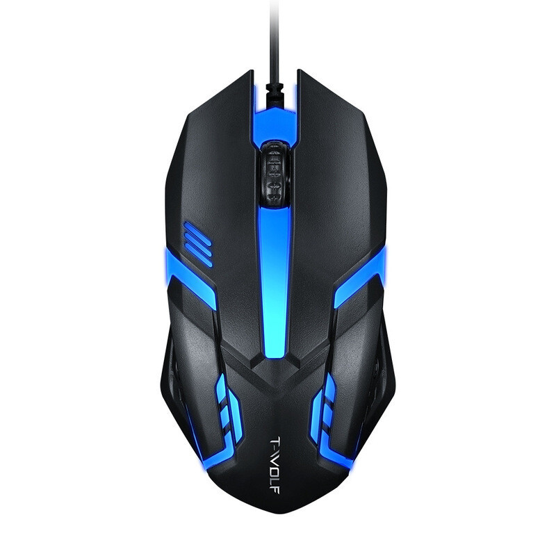Wired Gaming Mouse with Backlit Design for Laptop and Office Use-image