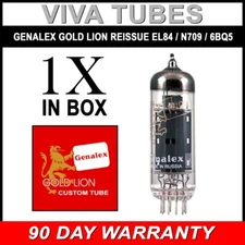 Brand New Genalex Reissue EL84 6BQ5 N709 Vacuum Tube Plate Current Tested