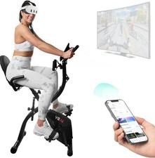 SmartXBike VR Folding Exercise Bike 4-in-1 Magnetic Auto Resistance Kinomap Used