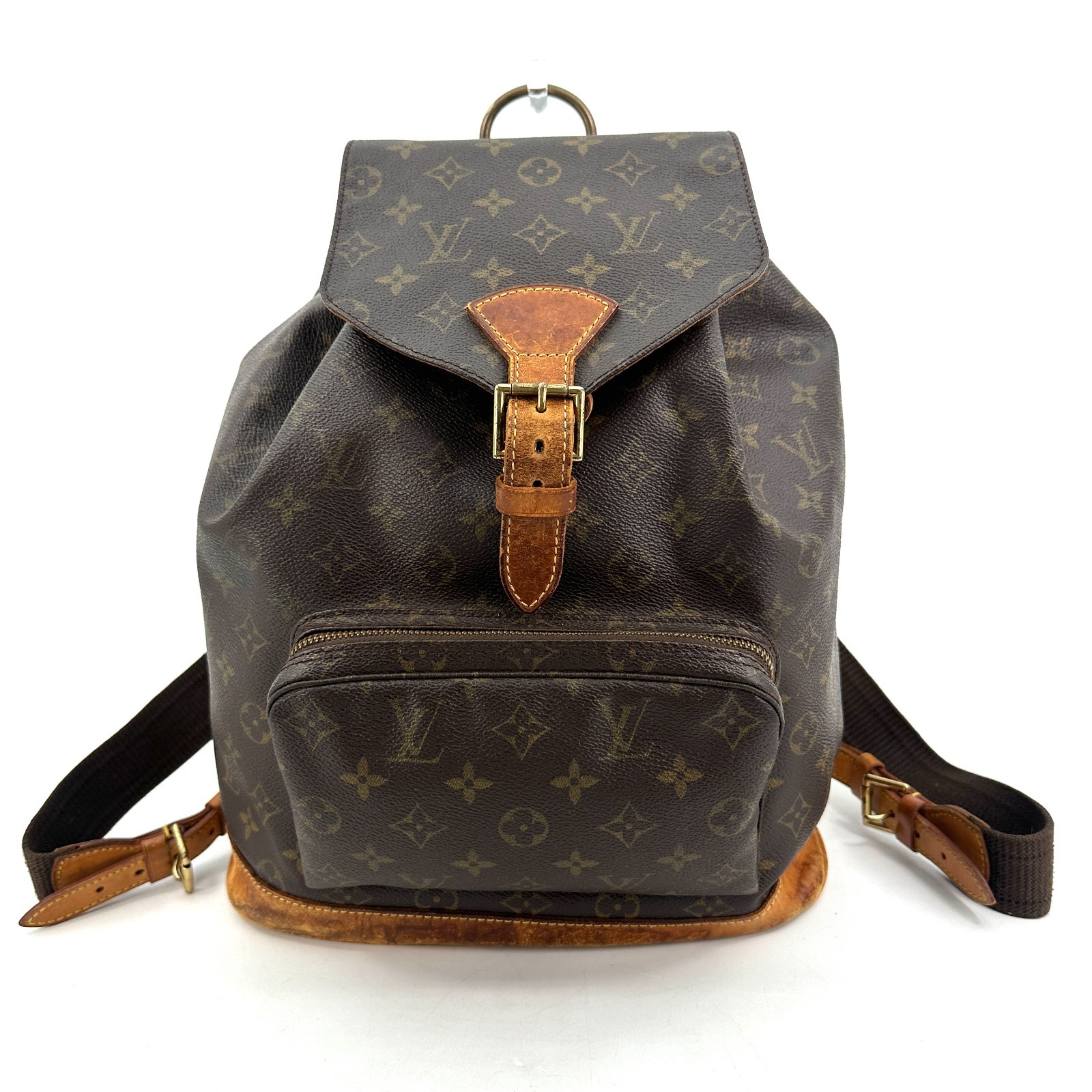 LOUIS VUITTON Montsouris GM Backpack Monogram Canvas M51135 Authentic