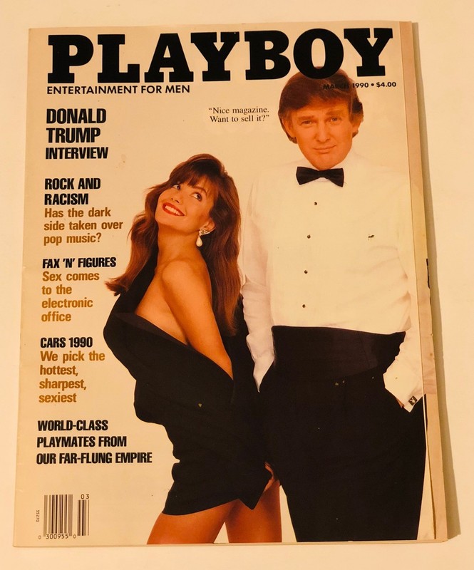 Playboy Magazine May 1990 Donald Trump Cover Story Interview W/ Centerfold NICE!