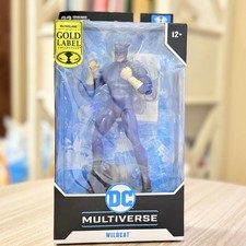 MCFARLANE DC MULTIVERSE WILDCAT GOLD LABEL JUSTICE SOCIETY JSA 7  ACTION FIGURE