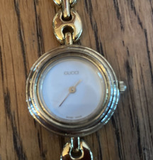 Orologio Gucci Change Lunetta 11/12.2 Quarzo Oro Donna Funzionante Autentico