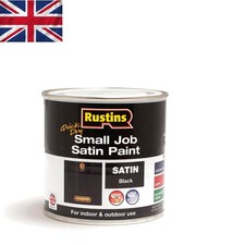 Professional Black Satin Paint 250ml - Effortless Application, Long-Lasting