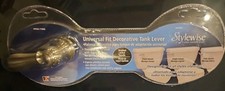 Universal Toilet Handle Tank Flush Lever, Brushed Nickel - Front, Side, Angle