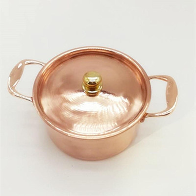 Kupfertopf mit Deckel für Induktion Kochtopf Suppentopf für Kochen Zuhause Küche