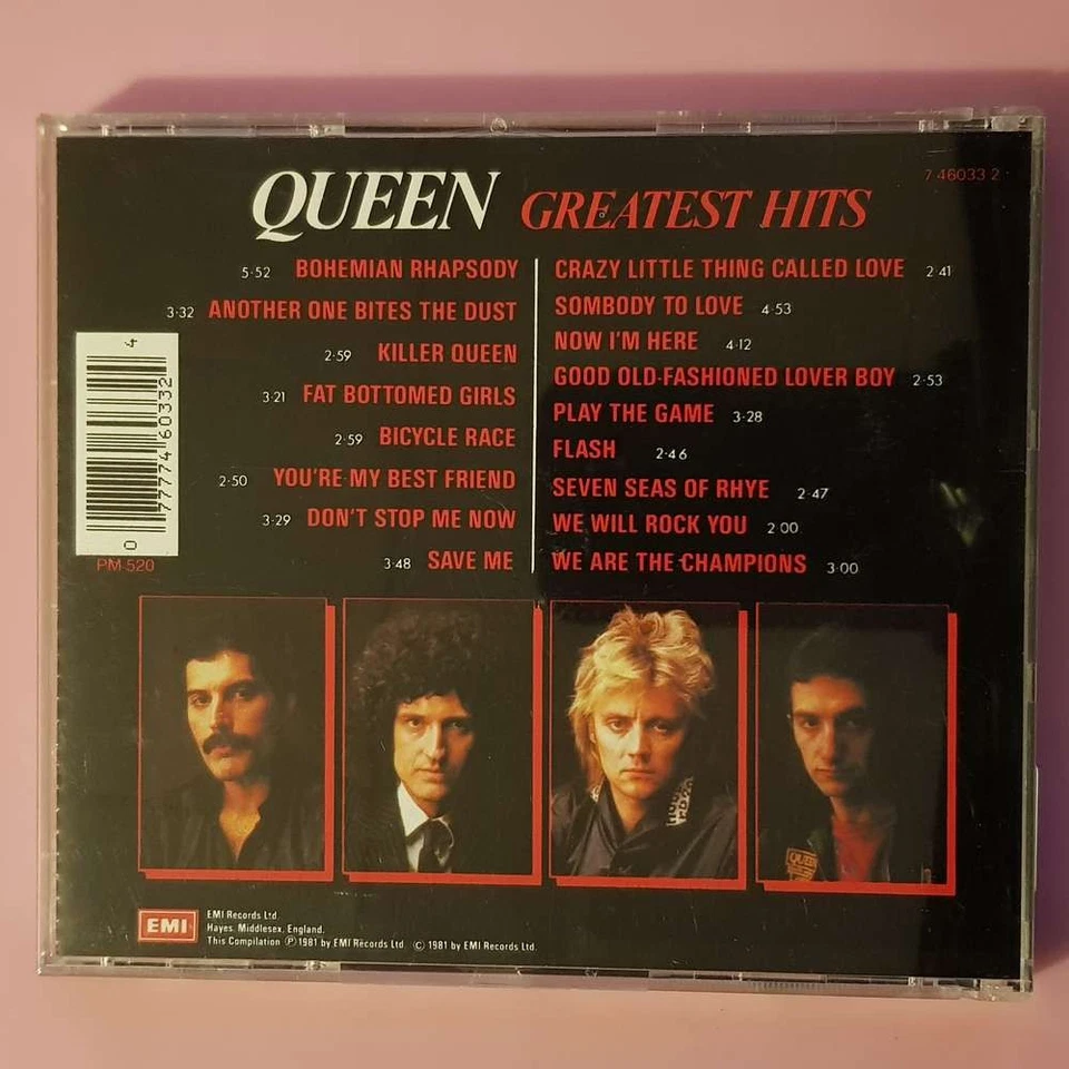 QUEEN Greatest Hits NL VG+/EX (CD) - Bild 4 von 4