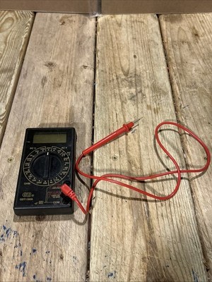 Vtg GB Instruments GDT-190A Digital Multimeter with Red Cord