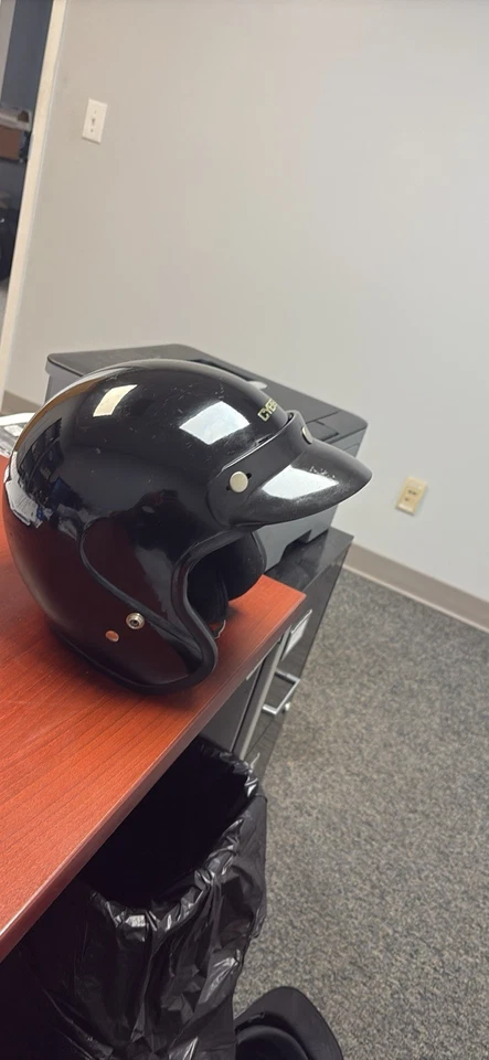 CASCO MOTO CIBER CARA ABIERTA NEGRO, TALLA XLARGE Foto 3 de 3