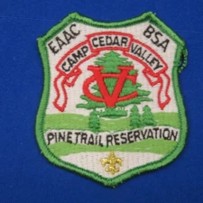 Boy Scout Camp Cedar Valley Pine Trail Reservation Solid Patch AR 2511B1
