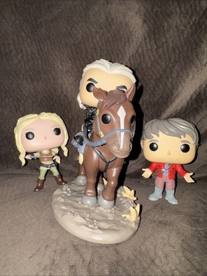 Funko Pop! The Witcher Geralt With Roach Jaskier Ciri Vinyl Figures Loose