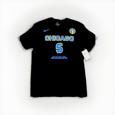 Nike Angel Reese Chicago Sky Explorer Edition Adult Medium Black Shirt #5 WNBA