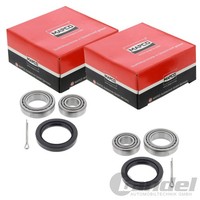 2X Mapco RADLAGER-SATZ Hinten Vorne Passend FüR Ford Capri Consul Escort