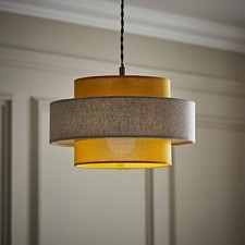 Ceiling Lampshade Light Shade Easy Fit Pendant Herringbone Living Room Bedroom