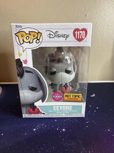 Funko Pop! Vinyl: Disney - Eeyore (Flocked) - Hot Topic Exclusive) #1170