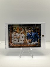 2025 Topps Series 1 Houston Astros Black Borde Foilboard #76 04/10 Team Card