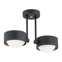 Deckenleuchten 2X6W G9 IP44 Schwarz Opalmatte Modern