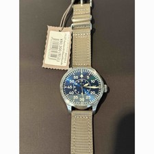 Laco Watch 862103.2 Pilot Aachen 39 Blaustunde New