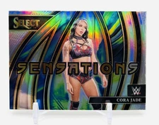 CORA JADE - SP SILVER PRIZM SENSATIONS #10 - 2024 Panini Select WWE NXT